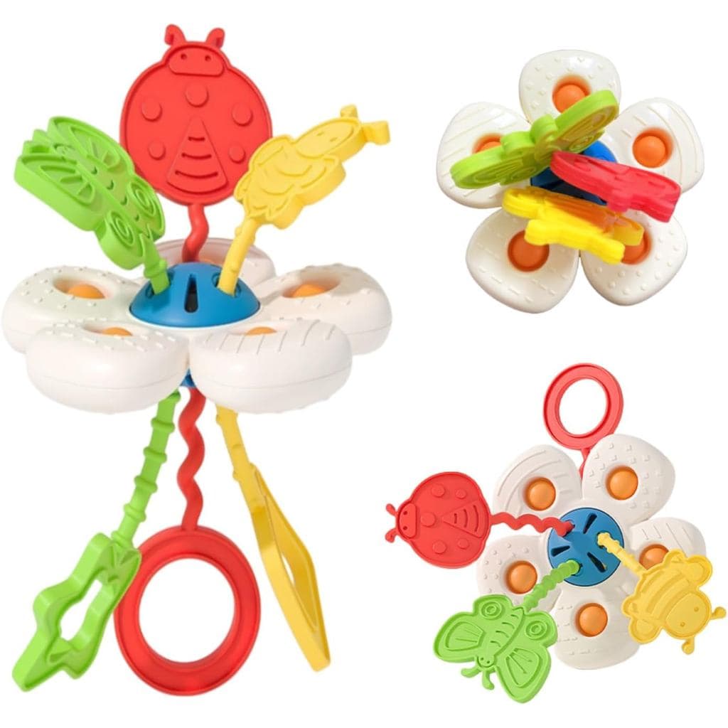 Brinquedos Montessori para Bebês, Brinquedos Sensoriais com Corda para Puxar, Brinquedos de Viagem, Brinquedos Educativo