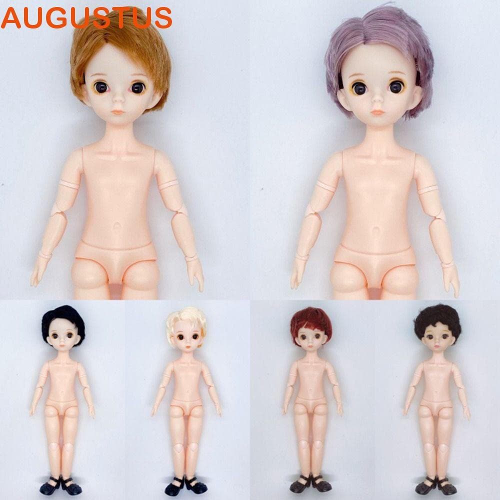 AUGUSTUS Meninos Bonecas Brinquedo , Com Cabelo Articulado Giratório 1/6 Boneca Bjd , 30cm Olhos 3D Vestir Articulações