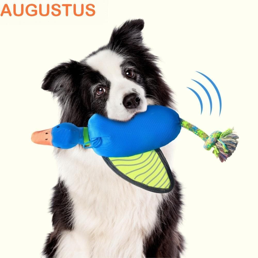 Brinquedo Interativo De Lançamento De Cachorro AUGUSTUS , Pressione Para Soar Com Som De Papel Enrugado , Brinquedos Eng
