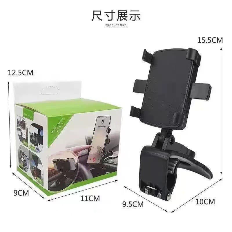 Suporte multifuncional para celular no painel do carro, espelho retrovisor, suporte de navegação rotativo, suporte para 