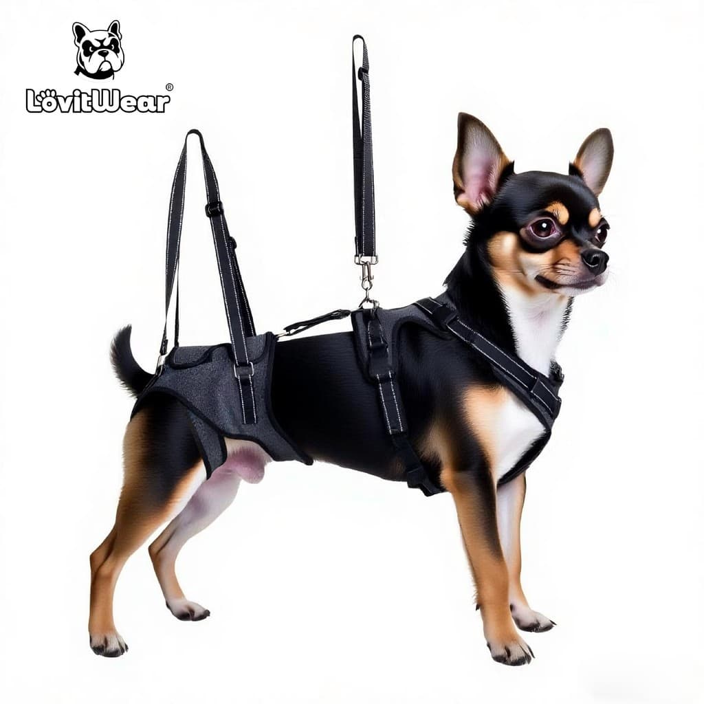 ⭐Mais Vendido⭐Coleira de Suporte para Cães,Coleira Ajustável para Cães Idosos,Guia Retrátil para Cães de Médio e Grande
