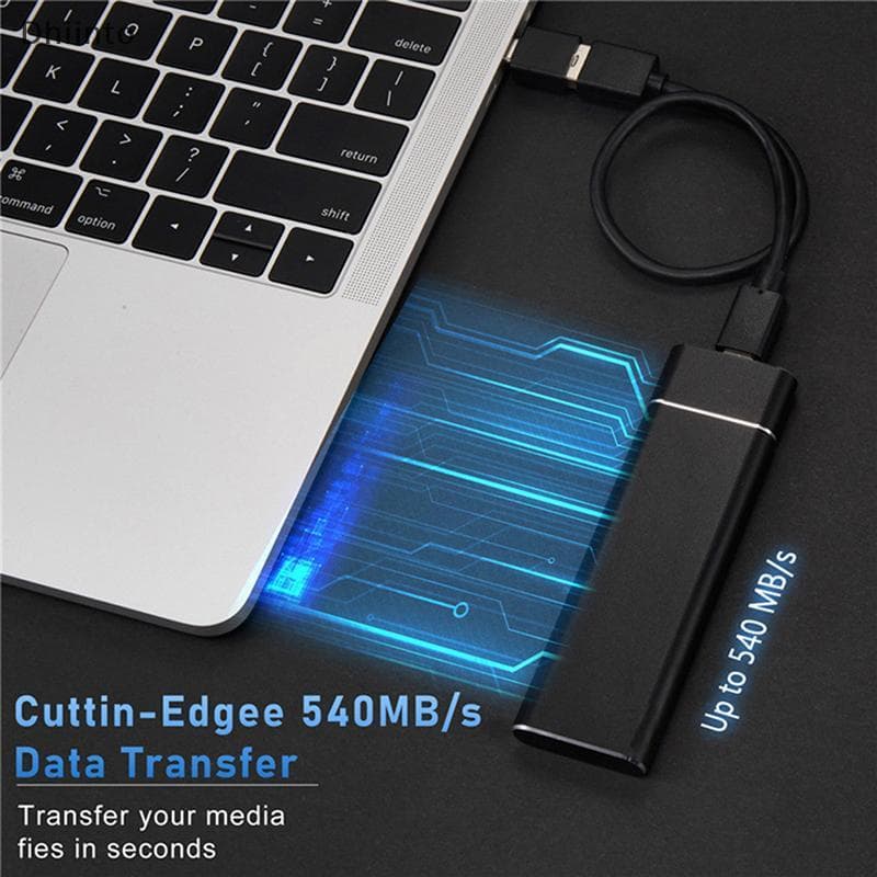 [Dhiint] SSD Externo De 4 Tb 1 2 500 Gb Disco Rígido De Estado Sólido Móvel USB 3.1