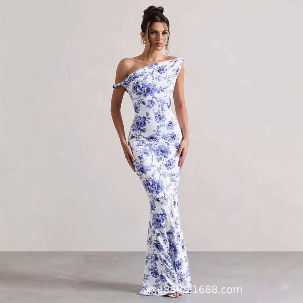 Vestido feminino de verão 2026, saia justa, vestido de gala para eventos, novo modelo de vestido feminino com toque sofi