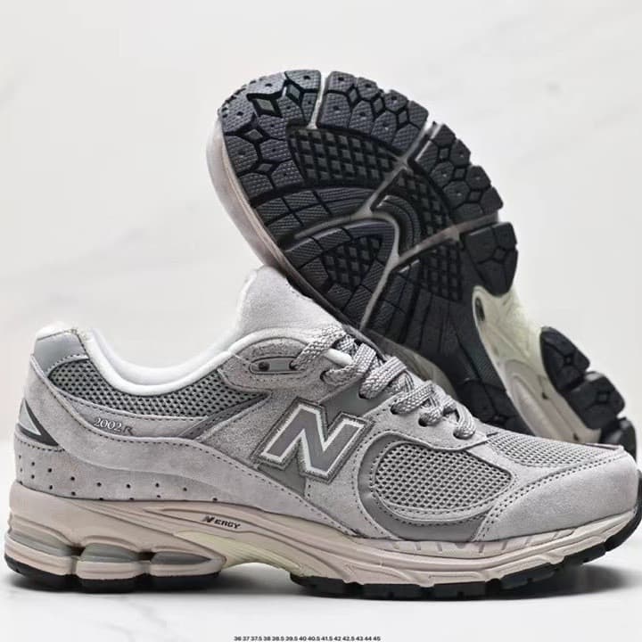 Tênis 2002r Clássico Cinza Respirável Retro Original Cinza Masculino e Feminino Tênis Esportivo Tênis de Corrida SV79