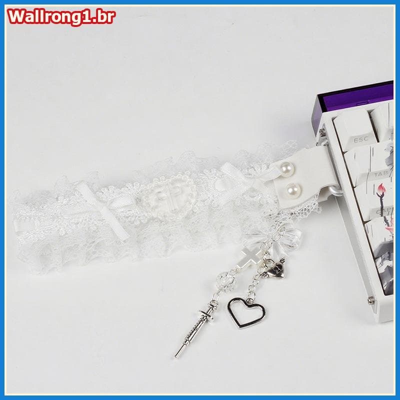 WALLR Lace Mecânico Teclado Strap Universal Fita Keycap Decoração Acessório