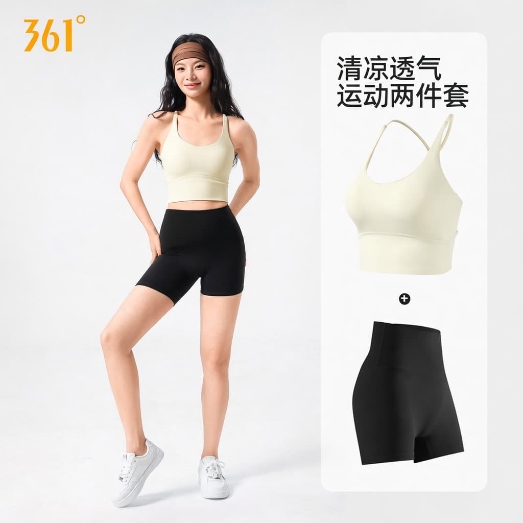 361°Terno esportivo feminino legal respirável roupas de Fitness roupas de Yoga terno de duas peças pode usar fora roupa 
