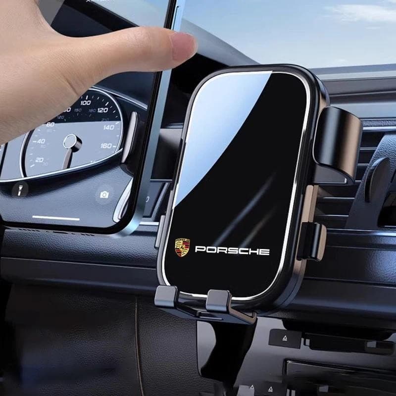 Novo Suporte Do Telefone Carro Ventilação De Ar Móvel GPS Para Porsche 911 718 Taycan Panamera Cayenne Macan Cayman Aces