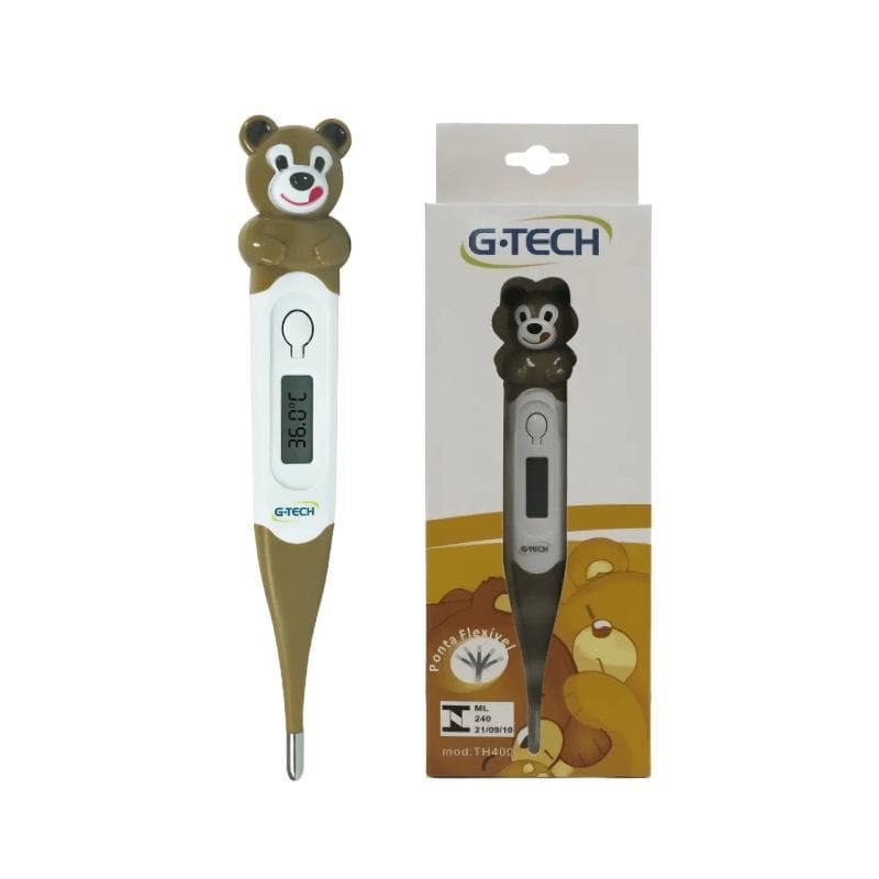Termômetro Clínico Digital G-Tech Urso Flex Ponta Flexível