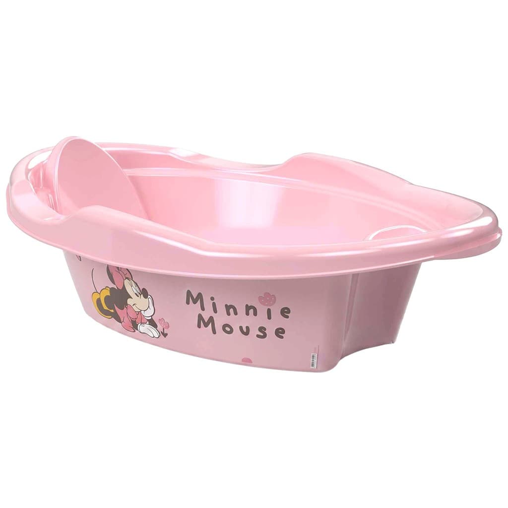 Banheira Minnie Disney 21 Litros Para Bebê Com Válvula Suporte Para Sabonete E Encosto - Plasútil