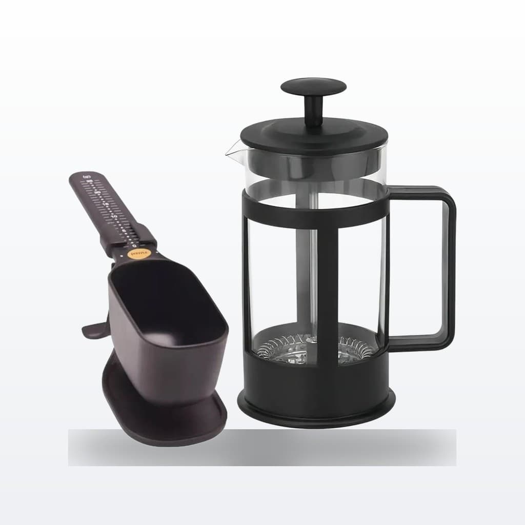 Cafeteira Francesa de Vidro 350ml Preta Bene espresso maquina eletrica expresso