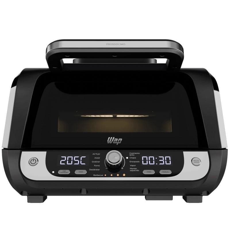 Fritadeira Elétrica WAP 10L Air Fryer Barbecue Digital