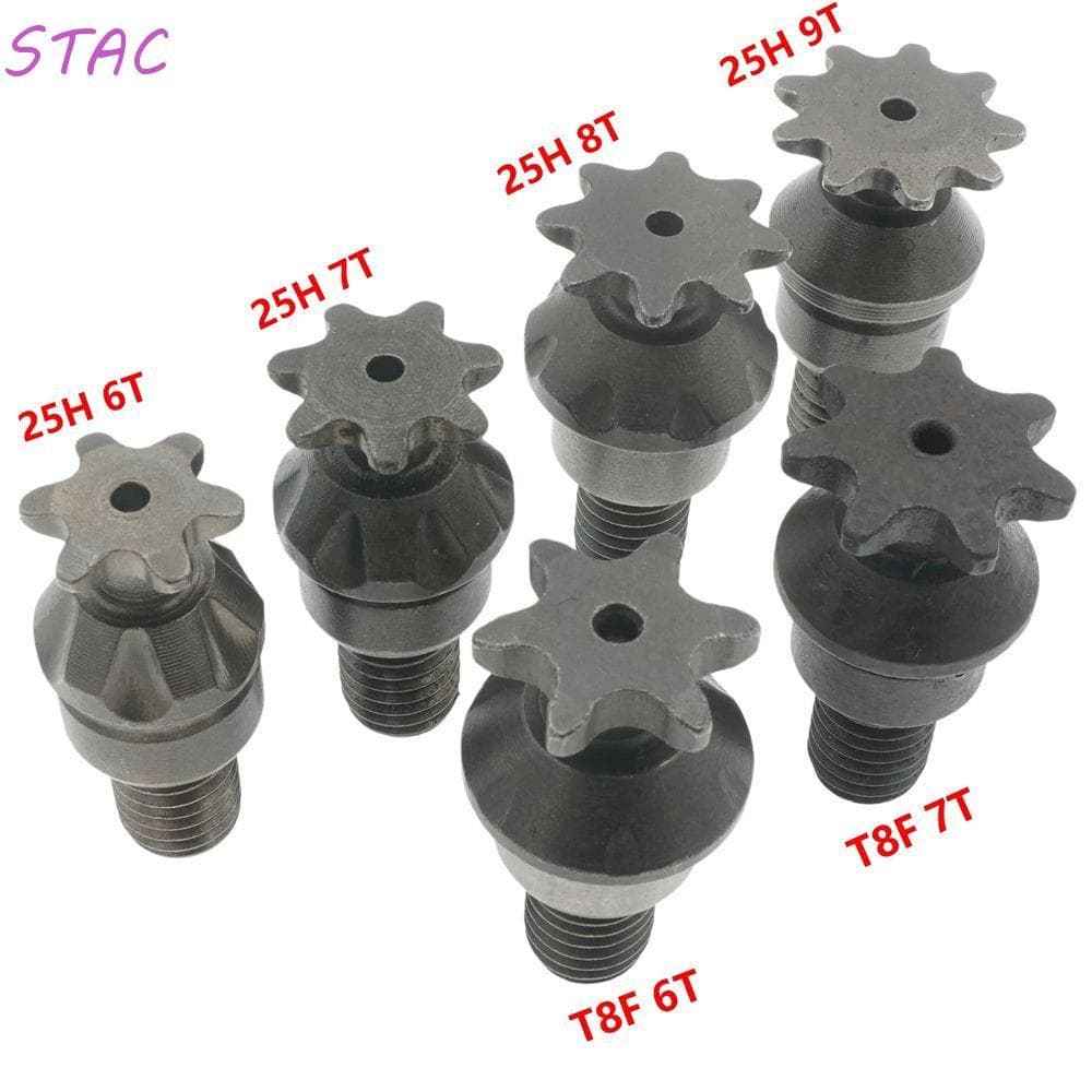 Engrenagem Do Tambor De Embreagem STAC 6T/7T/8T/9T Acessórios Mini Moto Pocket Bike T8F 25H Roda Dentada De Corrente Dia