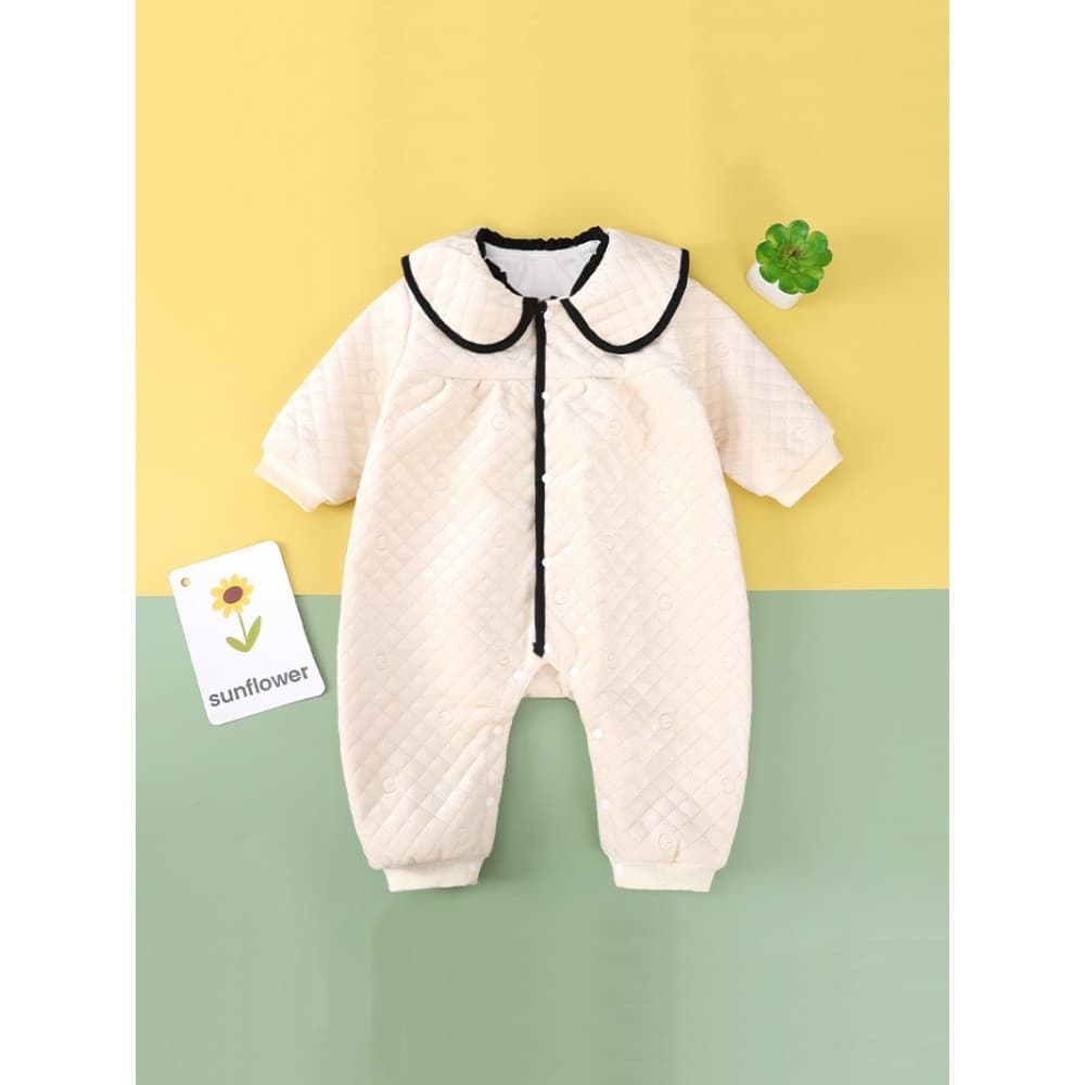 Macacão de bebê roupas de inverno quente bebê menina macacão acolchoado engrossado Outing roupas do bebê roupas de algod
