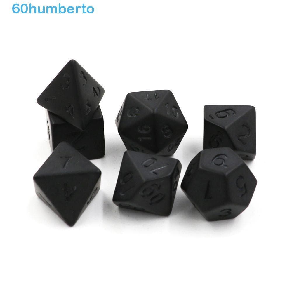 HUMBERTO Preto RPG Conjunto De Dados Jogo Com Bolsa Brinquedos Jogos De Tabuleiro Da Família Festa Brinquedo Educativo