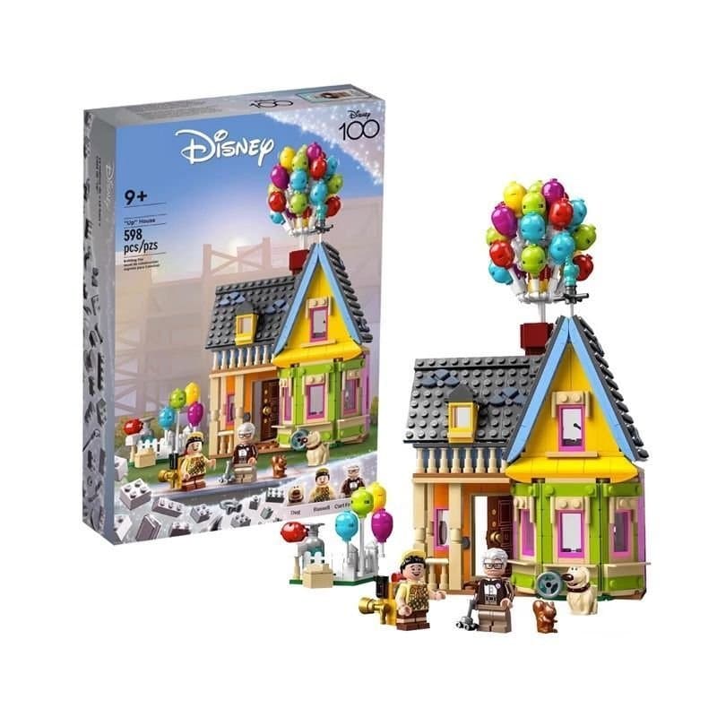 Compatível com LEGO Disney Up 43217 Casa de Balões, Brinquedo de Blocos de Montar para Crianças, Presente LYZX