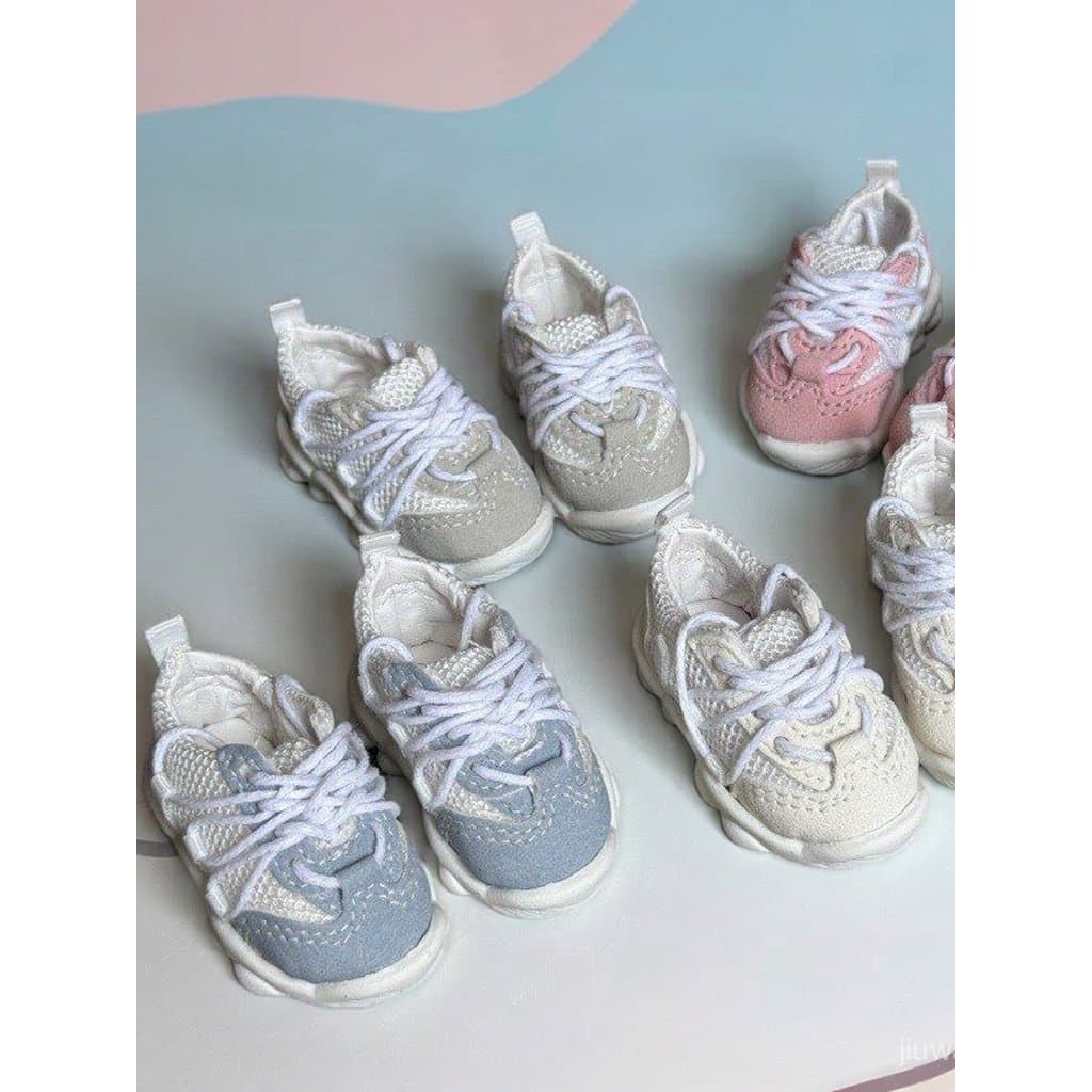 Tênis esportivos para bonecas BJD/bonecas articuladas, tênis estilo "dad shoes", tênis esportivos para bonecas masculina