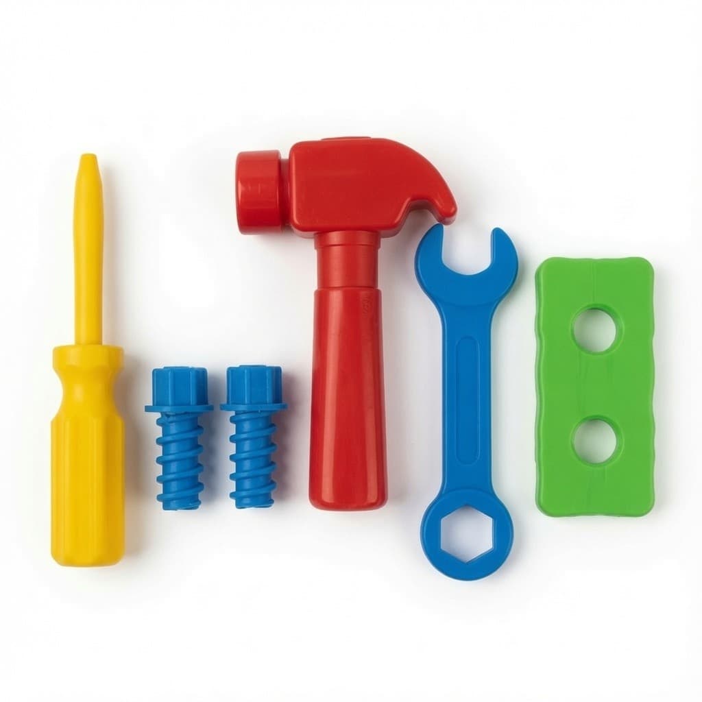 Kit De Ferramentas De Brinquedo Brincando De Mecanico Oficina Conjunto Completo de Ferramentas Grandes