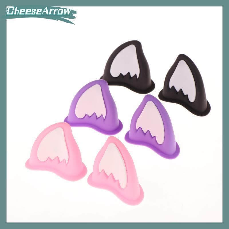 CC Capacete Da Motocicleta Decorações De Orelha De Gato Acessório Para Scooter Bicicleta Adesivo Moto Skate Ciclismo BR