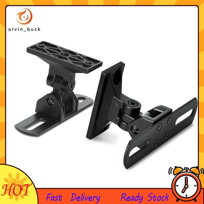 2 Pçs Fixado Na Parede Estante Suporte Estúdio Monitor Stands Suportes De Montagem Prateleira Fácil De Usar