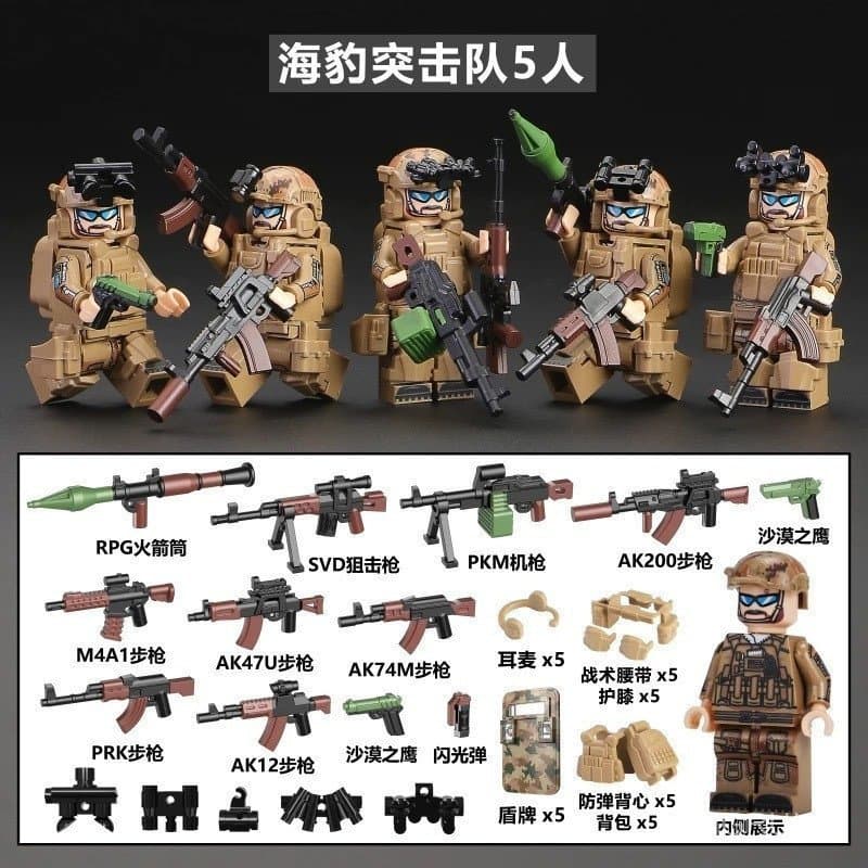Blocos de montar Lego, minifiguras, modelo de caminhão fantasma Alpha do deserto, montagem educativa científica para men