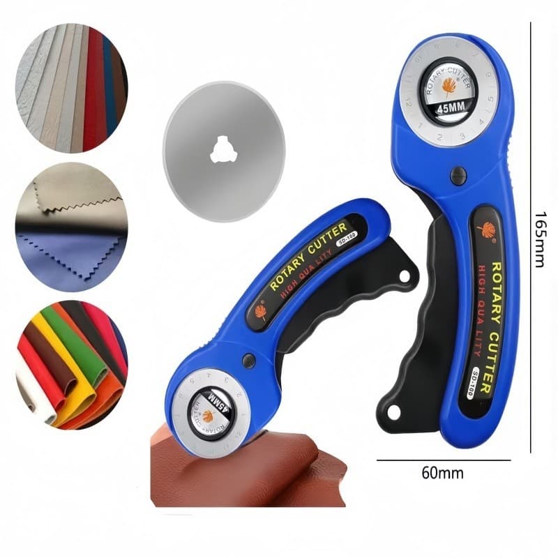 **Cortador Circular 45mm Estilete Rotativo Lorben para Costura Patchwork Artesanato e Tecido**