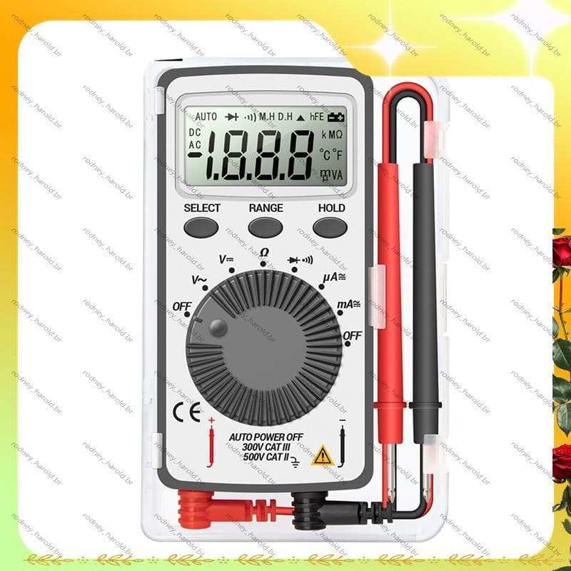 [Entrega Rápida R] AN101 Mini Multímetro Digital Multimetro Tester DC/AC Tensão Medidor De Corrente Testadores Profissio