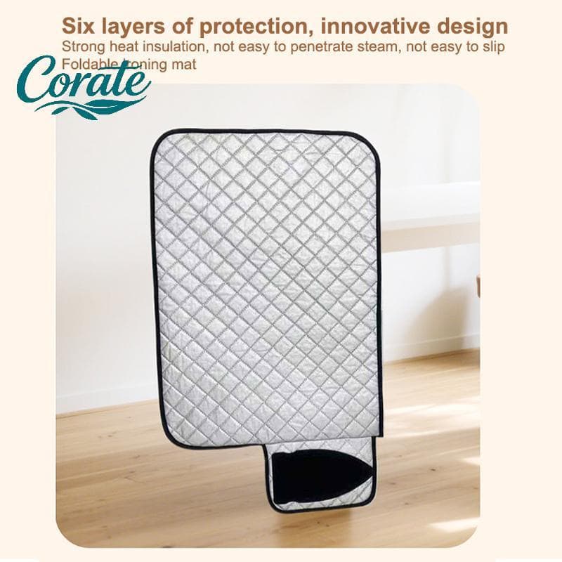 [Corate] Tapete De Passar Roupa Dobrável , Resistente Ao Calor , À Prova De Vapor , Reutilizável , Almofada De Ferro Par