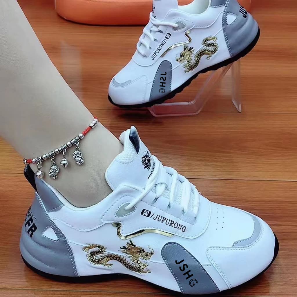 Tênis casual casal, modelo blocos de cores, cabedal em couro, sola macia, tênis esportivo leve para homens e mulheres