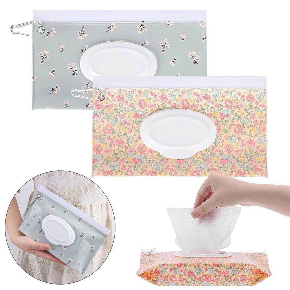 Bolsa Cosmética, De Lenços Umedecidos EVA Com Capa Flip , Reutilizável Suporte Portátil Para Fivela Ao Ar Livre