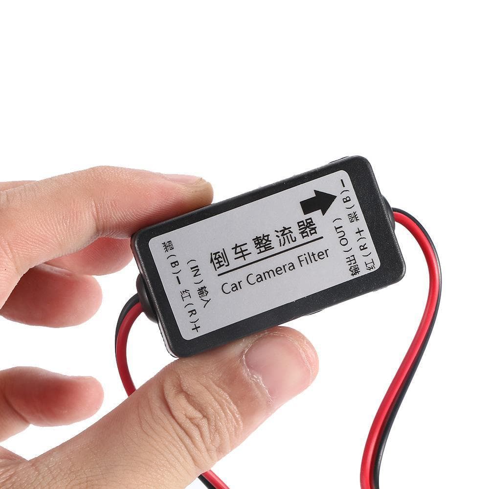 Filtro De Câmera De Carro Automático , Visão Traseira , Conector De Tela De Respingo De 12V
