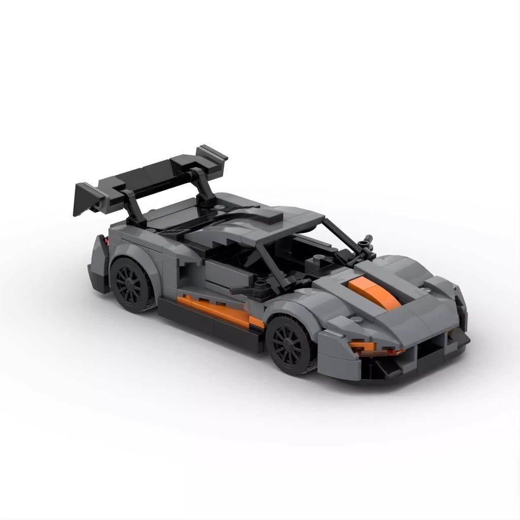 Blocos de montar MOC compatíveis com Lego 31471 McLaren Senna, modelo de carro criativo de 8 grelhas, brinquedo educativ