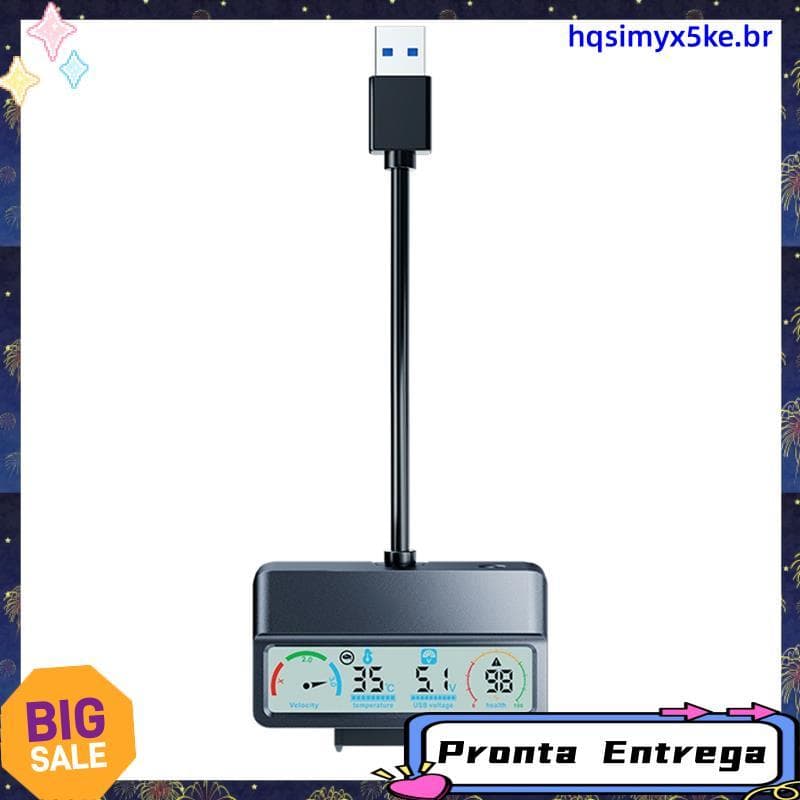 Adaptador SATA E Cabo Conversor USB 3.2 Para , Suporte HDD SSD De 2.5 " 3.5 " , Leitor De Disco Rígido Externo Com Displ