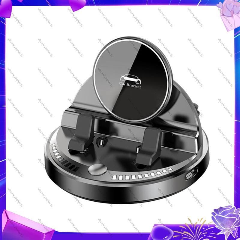 [vincent_c] Suporte Para Carregador De Telefone Carro Giratório De 360 Graus De Mesa Em Casa