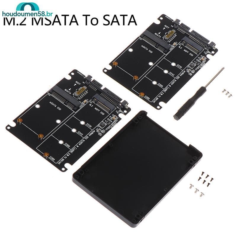 HOUDO NGFF Para SATA 3 Gabinete HDD Externo Adaptador MSATA SSD M . 2 Placa Adaptadora De Protocolo