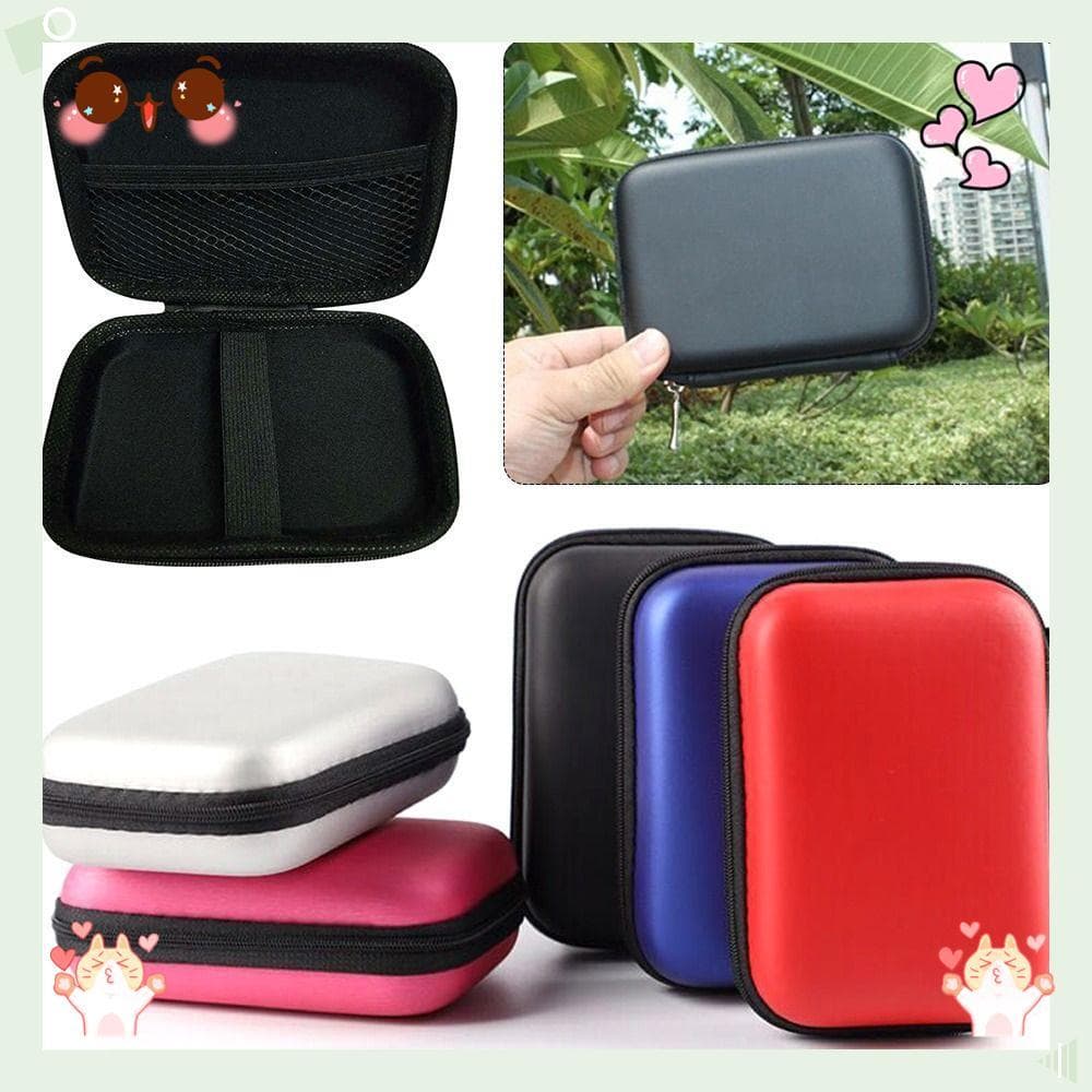 Bolsa Para Fone De Ouvido , Portátil Transporte De Cartão De Memória , Caixa SSD HDD Externa De 2.5 "