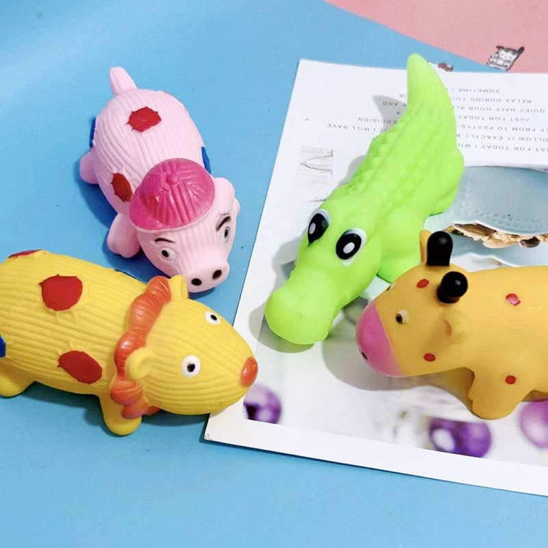 Brinquedos para cães animais de estimação soando brinquedos animais brinquedos de vinil Teddy filhote de cachorro treina