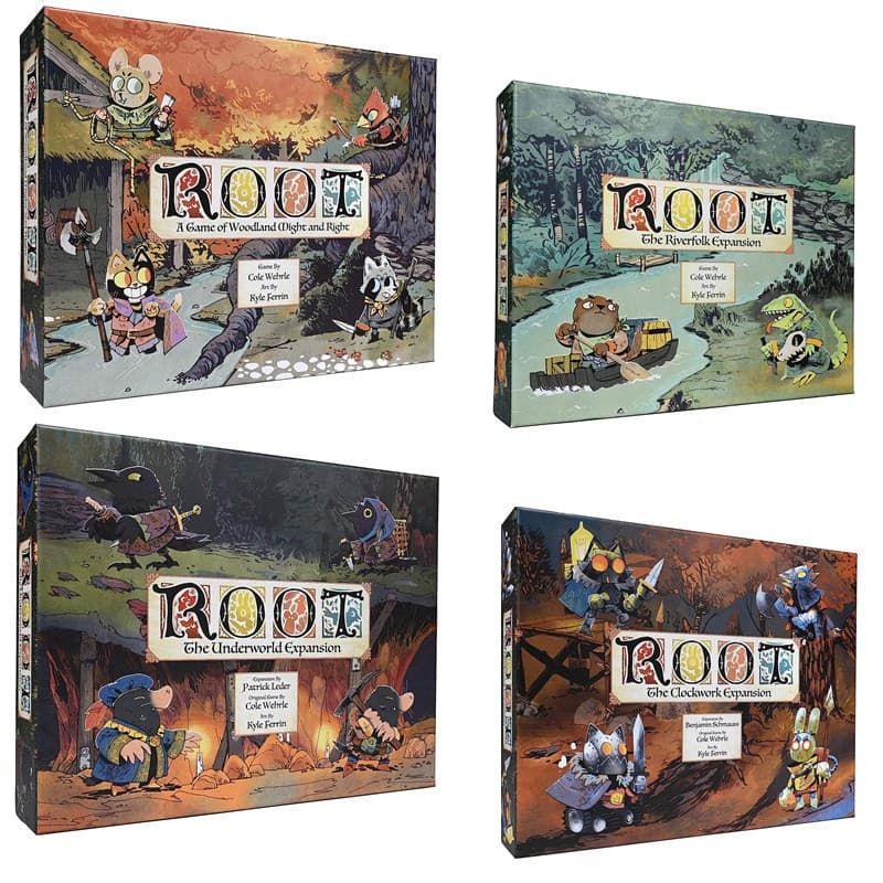 Leder Games Root Basic Plus Expansão Completa Inglês Jogo de Tabuleiro Jogo de Festa em Família
