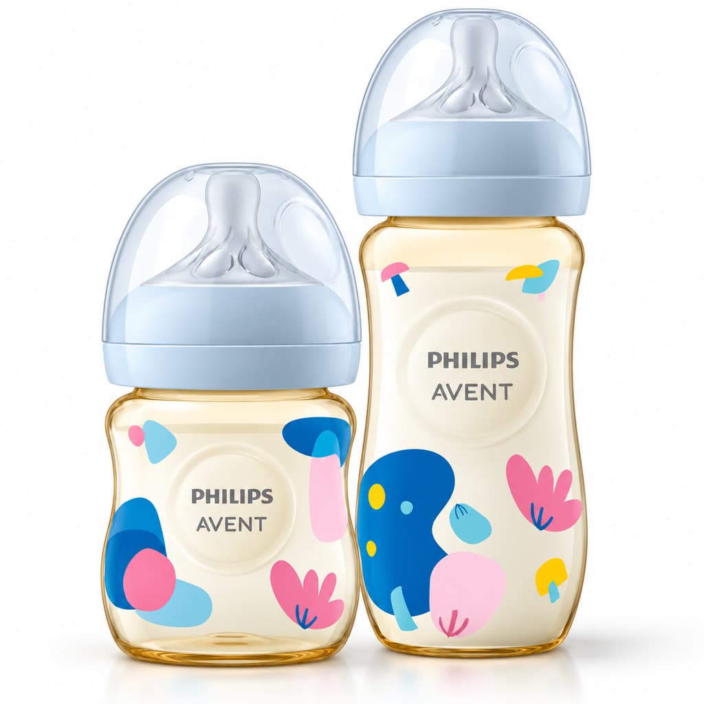 Kit 2 Mamadeiras Philips Avent Bebê PPSU 125ml 260ml Enxoval