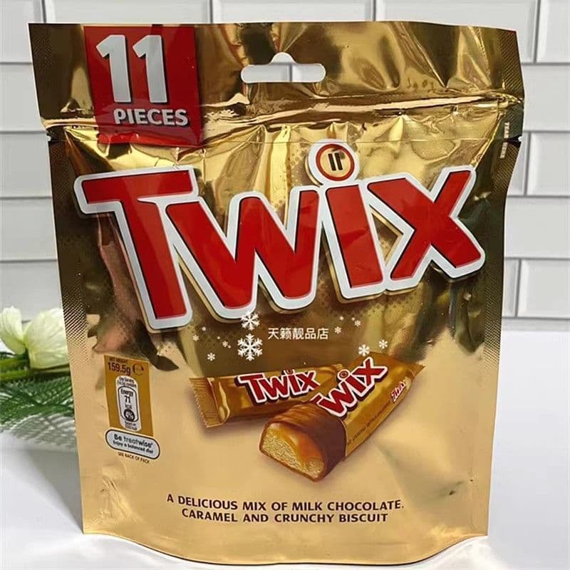 Hong Kong Importado MarsTwix Sanduíche de Caramelo Extra Crocante Chocolate 11 Pacote de Lanches de Hora de Chocolate 10