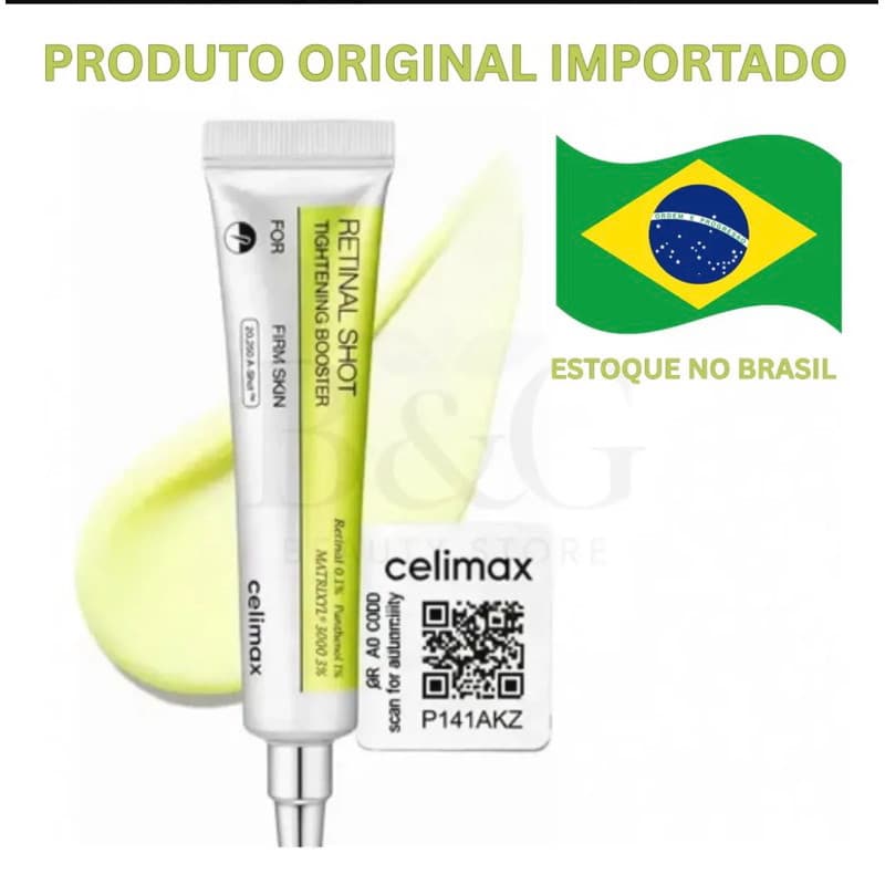 Retinal, anti idade, creme facial, firmador, lifting facial, skincare coreano, celimax, colágeno