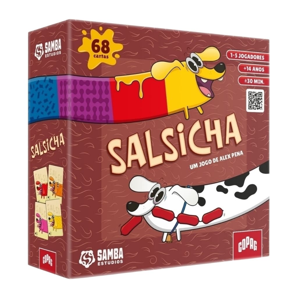 Jogo Cartas Salsicha Familia Diversão Jovens Adultos Copag