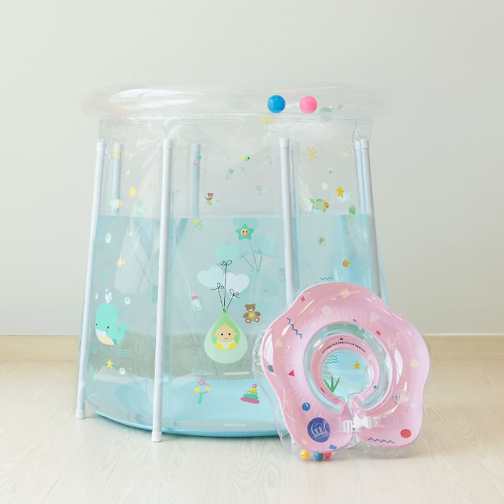Bebê crianças banheira inflável transparente banheira adulto corpo inteiro dobrável balde de natação banheira