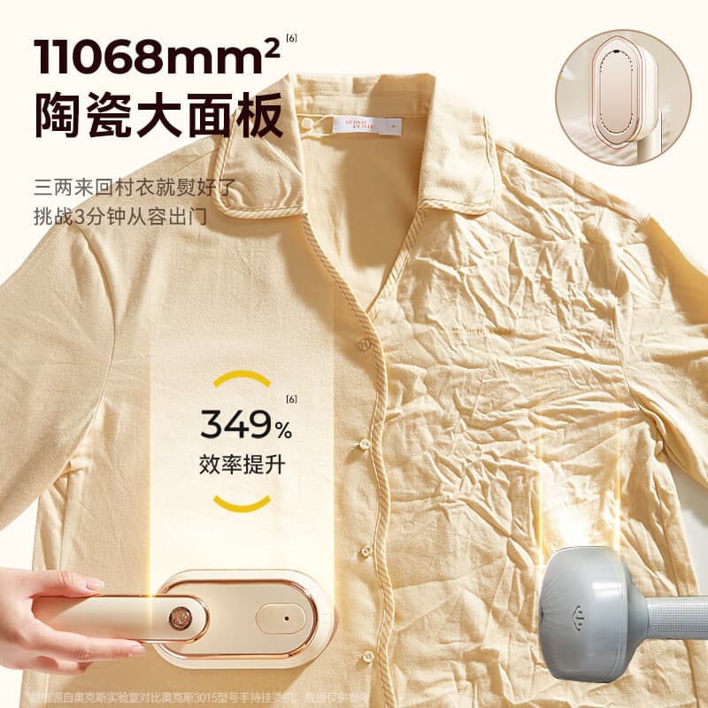 Aox máquina de passar roupa portátil a vapor, pequena, dobrável, ferro a vapor doméstico, ferramenta de engomar, present