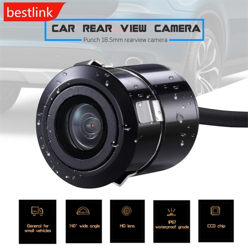 BESTLINK 140 Graus 4 LED Vídeo Câmera De Visão Traseira Do Carro HD Noturna Invertendo Monitor De Estacionamento Automát