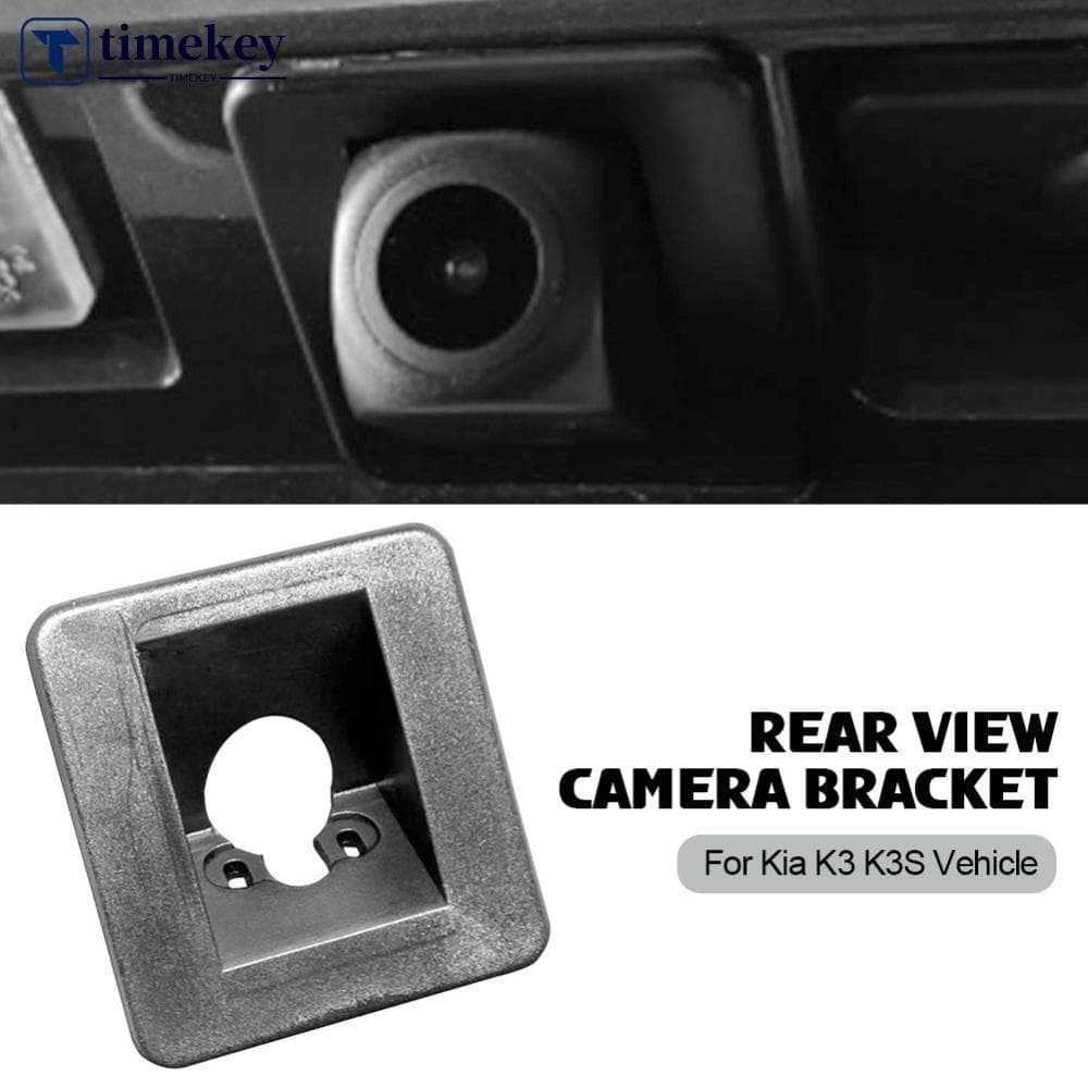 TIMEKEY Suporte Da Câmera De Visão Traseira Do Carro Placa Luzes Montagem Reversa Cam Back Up Titular Para Kia K3 K3S Ve