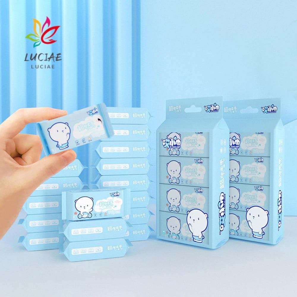 LUCIAE Lenços Umedecidos Para Bebês , Macios E Grandes Toalhetes De Limpeza Refrescantes De Alta Qualidade