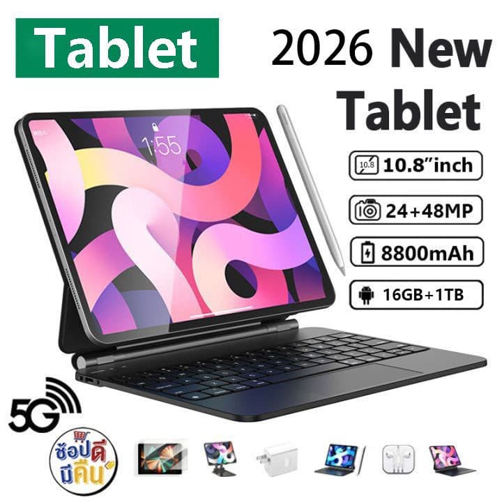 2026 tablet 16GB+1TB Android 15.0 tablet 12inch Large Screen tablets wifi Dual SIM Card
