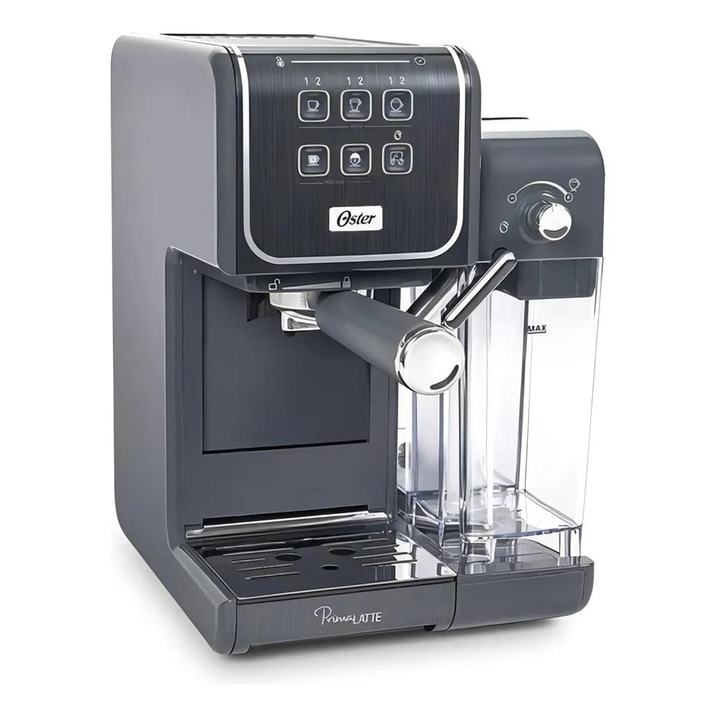 Cafeteira Expresso Oster Primalatte Touch Cinza 127v