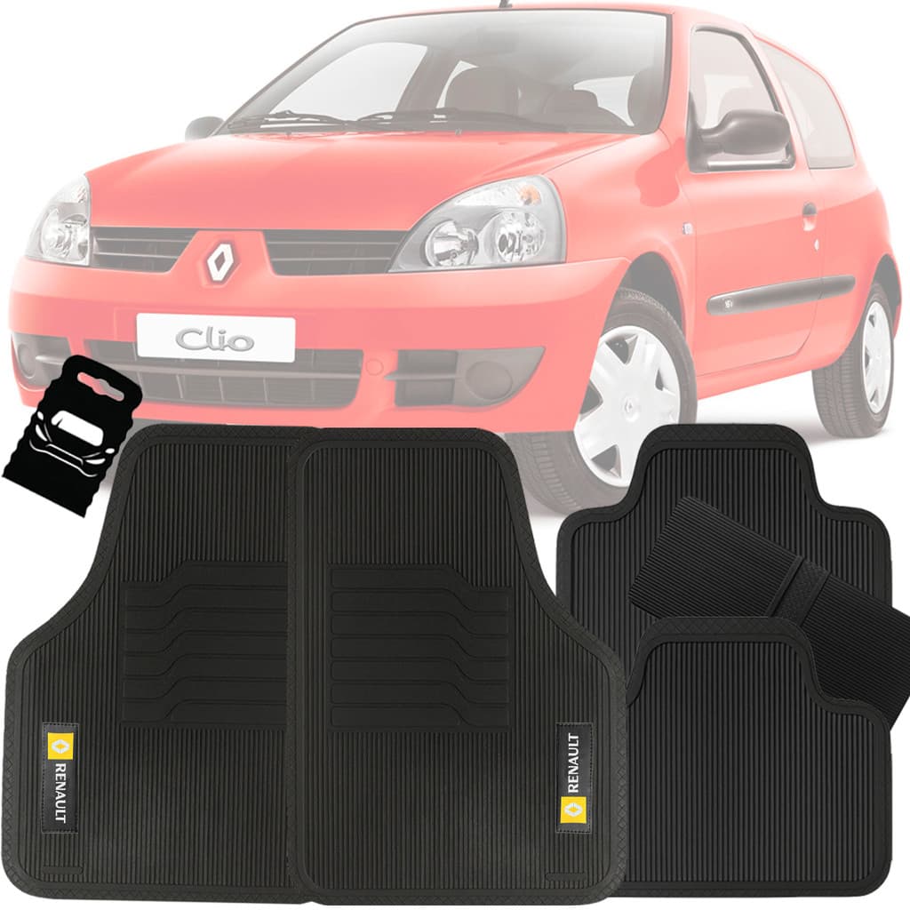 Tapete Clio 2000 2001 2002 2003 2004 2005 2006 2007 2008 2009 2010 2011 2012 Automotivo Personalizado