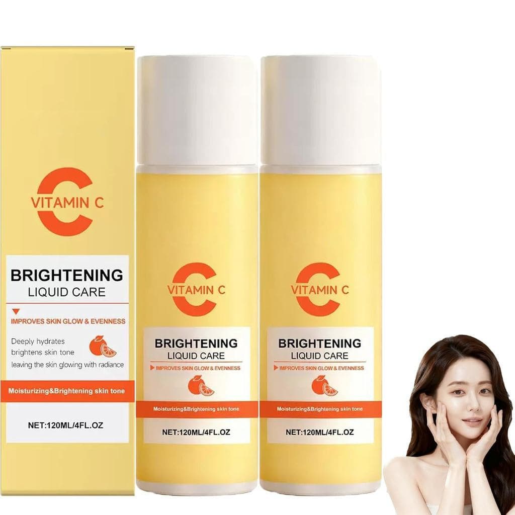 Sérum facial de vitamina C e sérum facial de ácido hialurônico, contendo ácido hialurônico e niacinamida, oferecem resul